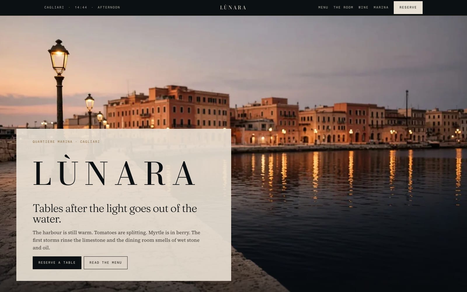 LÙNARA — Ristorante mediterraneo contemporaneo